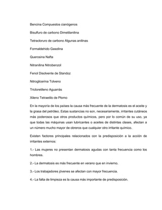 Clasificacion de los riesgos