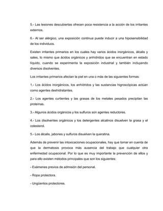 Clasificacion de los riesgos