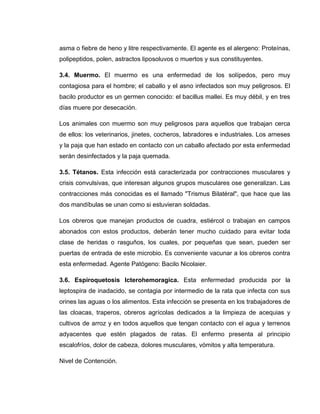 Clasificacion de los riesgos