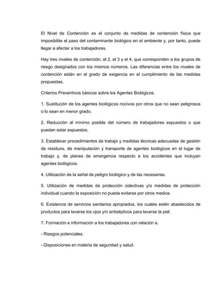 Clasificacion de los riesgos