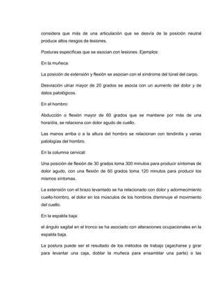 Clasificacion de los riesgos