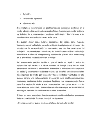 Clasificacion de los riesgos