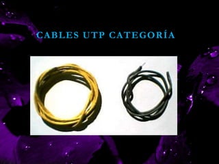 CABLES UTP CATEGORÍA 5
 