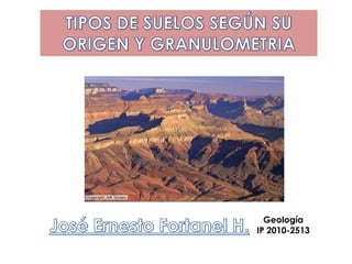 Geología
IP 2010-2513
 