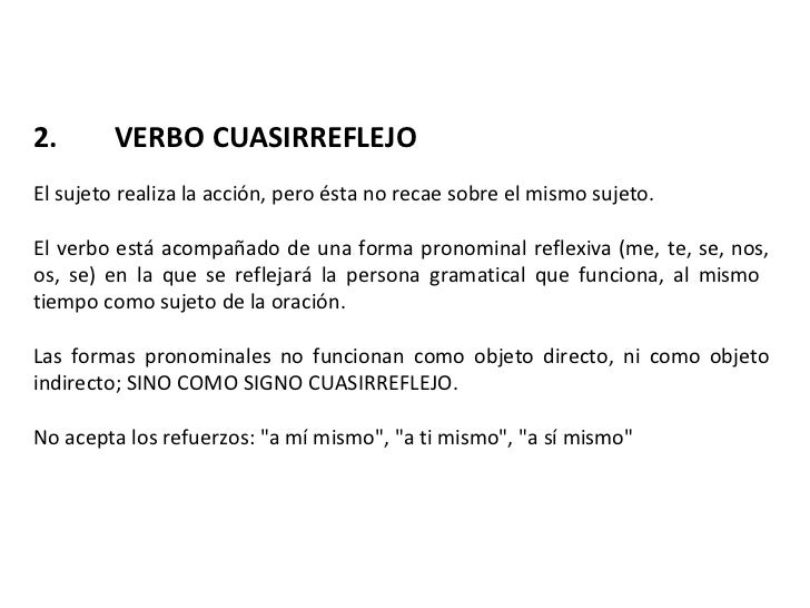Clasificaciones sintácticas del verbo