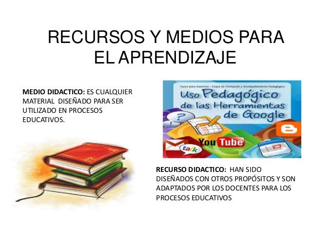 Clasificacion medios didacticos