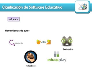 softwaresoftware
Herramientas de autor
Exelearning
Hotpotatoes
 