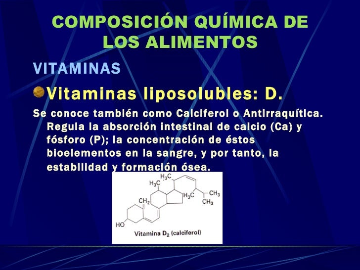 Clasificacion y Composicion de los Alimentos