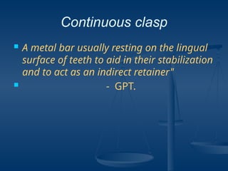 claspdesign for Cast APrtial Denture.pptx
