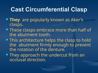 claspdesign for Cast APrtial Denture.pptx