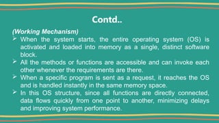 Comprehensive Overview of Operating System Structures and Their ...