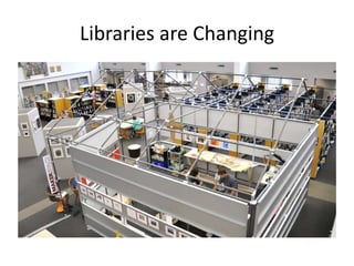 Libraries are Changing 
 
