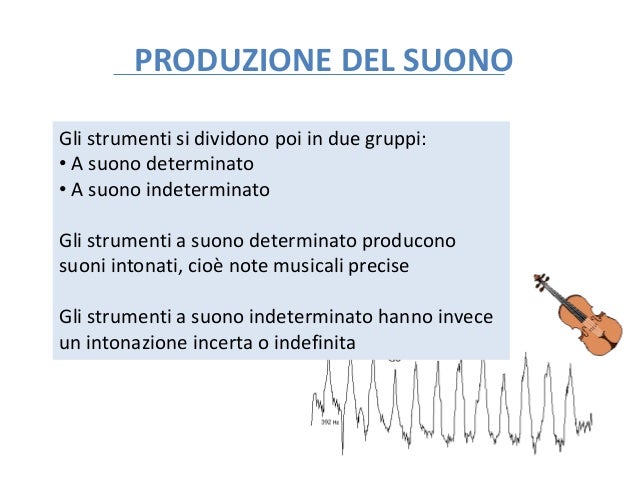 Classificazione strumenti