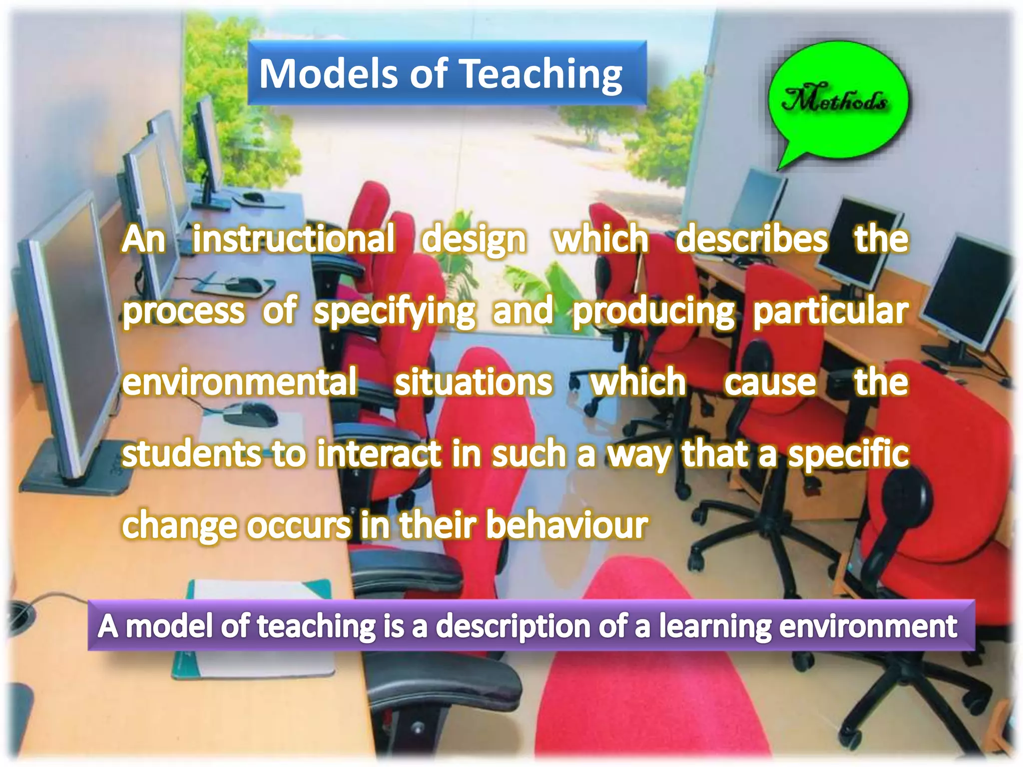 Models of Teaching
 