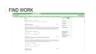 FIND WORK
 