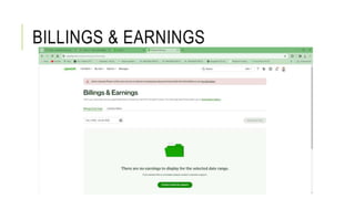BILLINGS & EARNINGS
 