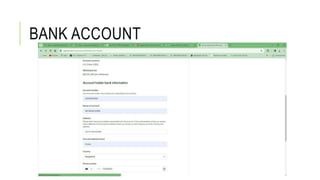 BANK ACCOUNT
 
