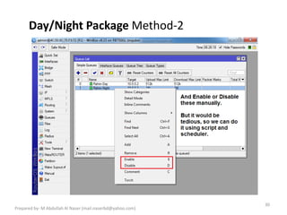 Day/Night Package Method-2
30
Prepared by- M Abdullah Al Naser (mail.naserbd@yahoo.com)
 