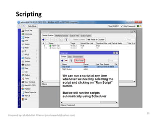 Scripting
35
Prepared by- M Abdullah Al Naser (mail.naserbd@yahoo.com)
 