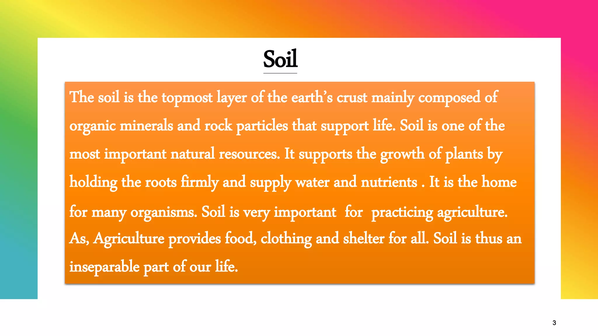 Class 7th Science Chapter- 9. soil | PPTX