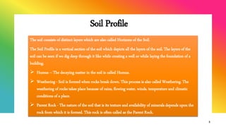 Class 7th Science Chapter- 9. soil | PPTX
