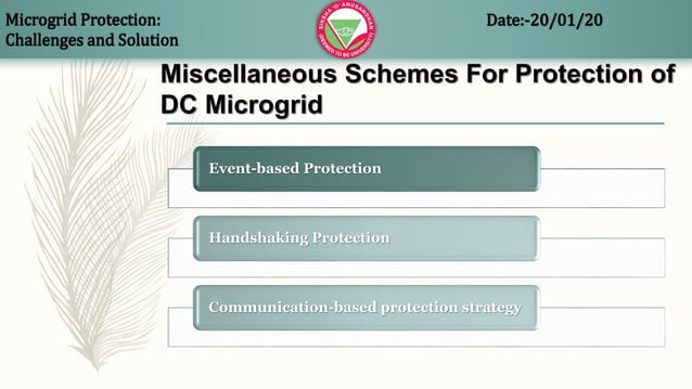 Microgrid Protection Challenges And Solution Pptx Gas And Electric