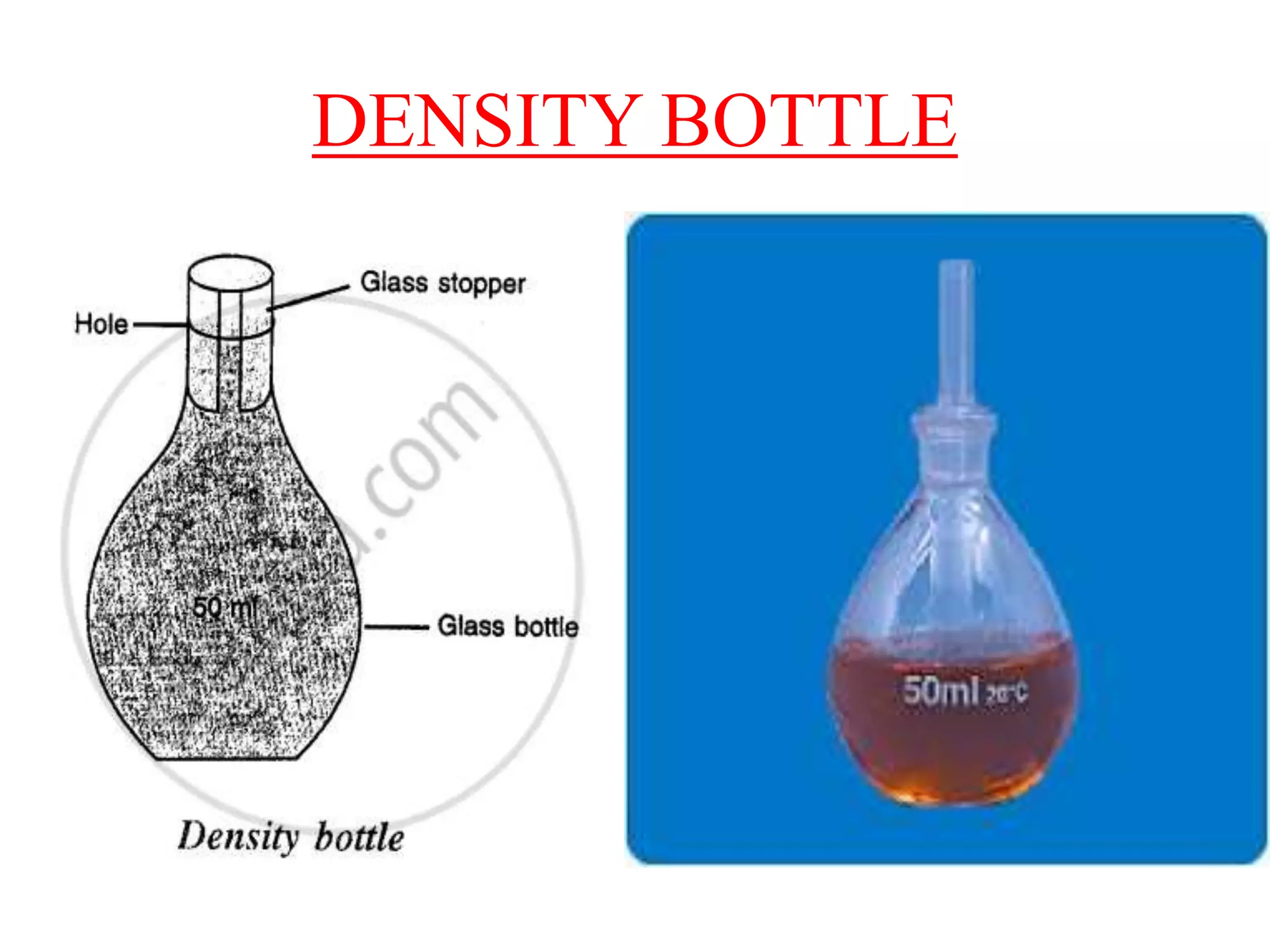 DENSITY BOTTLE
 
