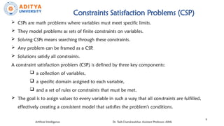 Advanced Problem Solving Methods in AI: Nondeterministic Search and CSP ...