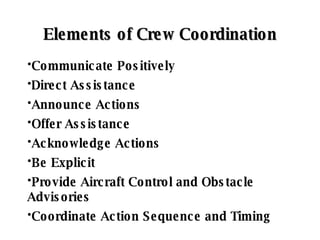 Class Crew Coordination | PPS