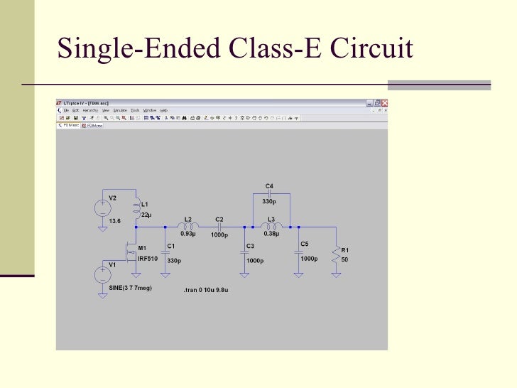 Class e power amplifiers for qrp2 qro
