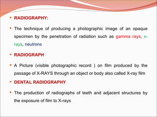 class- Introduction to Radiology.powerpt | PPT