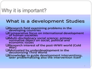 Why it is important?
 