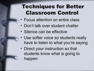 class-management strategies for teachersppt | PPT