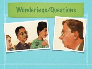 Wonderings/Questions
 
