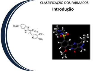CLASSIFICAÇÃO DOS FÁRMACOSIntrodução