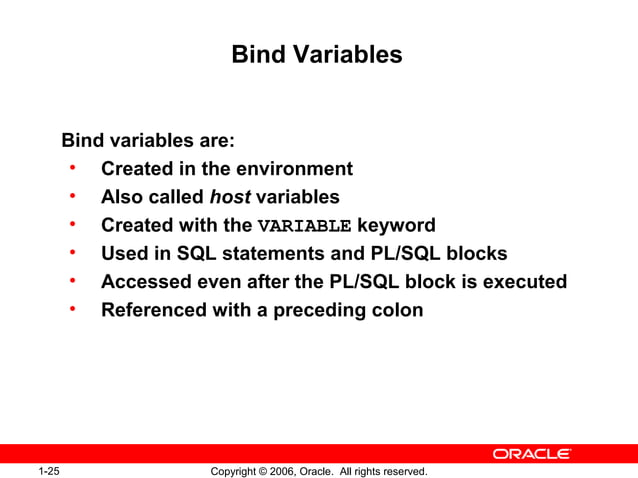 1 - Introduction to PL/SQL | PPT