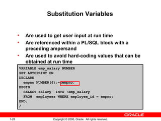 1 - Introduction to PL/SQL | PPT