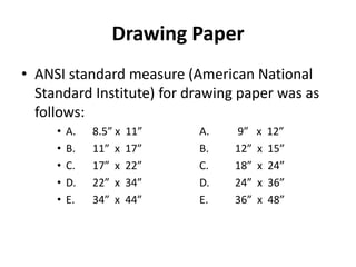 Engineering Drawing : Class 01 | PDF