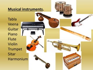 Musical Instrument Knowledge KIDS GENERAL KNOWLEDGE | PPTX