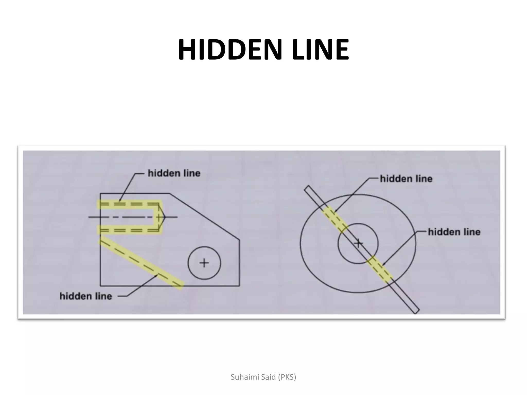 HIDDEN LINE
 