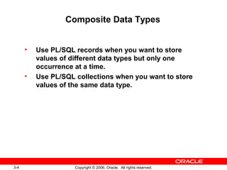 03 Writing Control Structures, Writing with Compatible Data Types Using ...