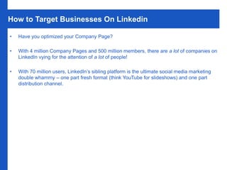 Picture of How to Market Yourself on LinkedIn | PPTX