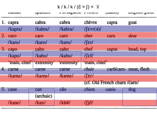 k / k / k / (č > ʃ   ) <  *k   