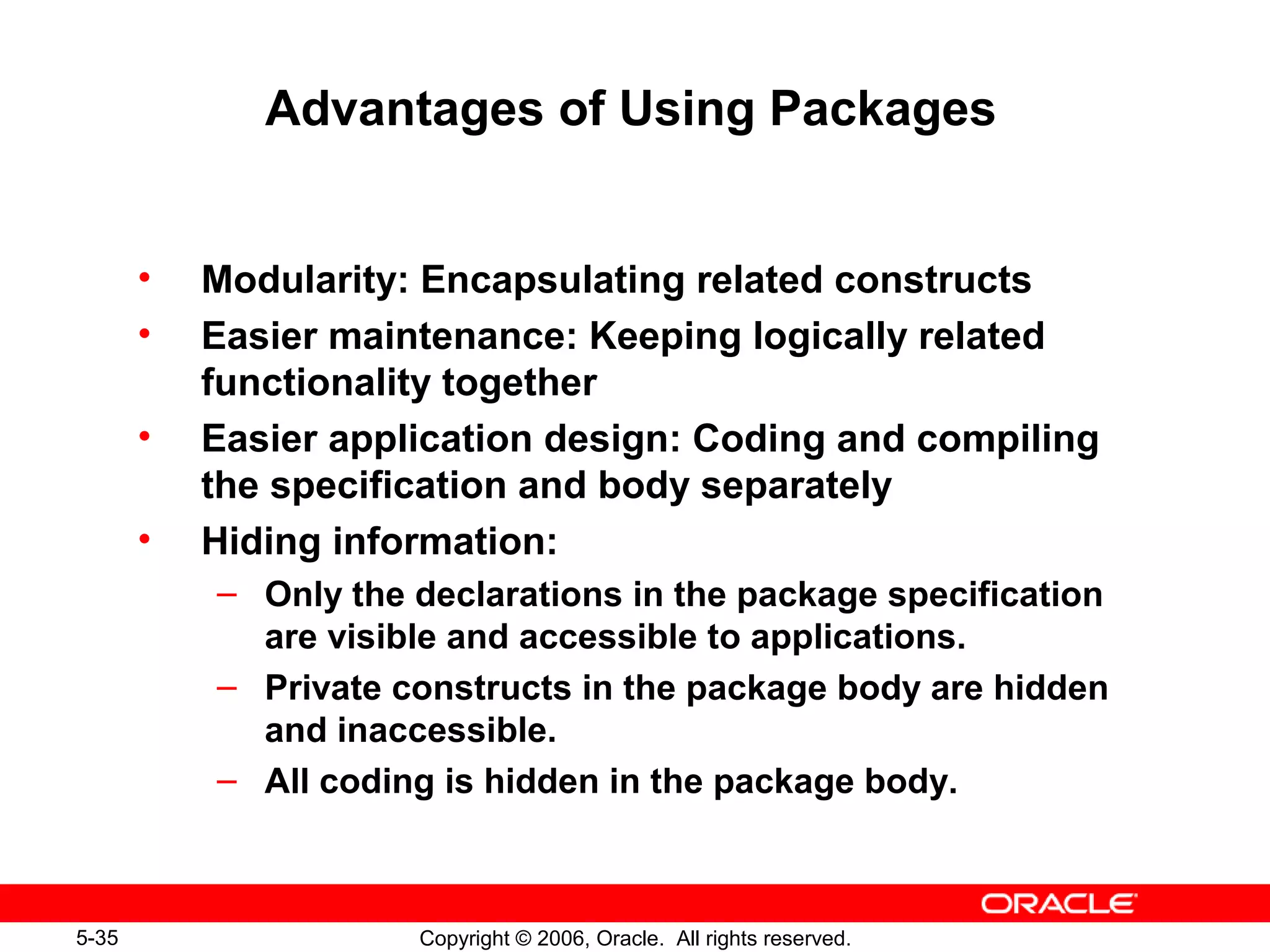 05 Creating Stored Procedures | PPT