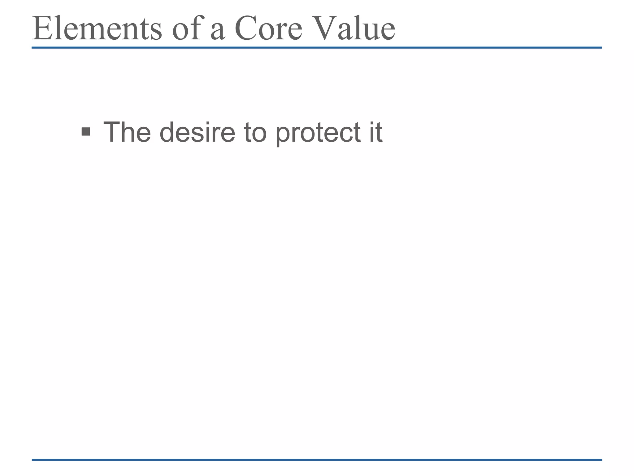 How to Instill Higher Values