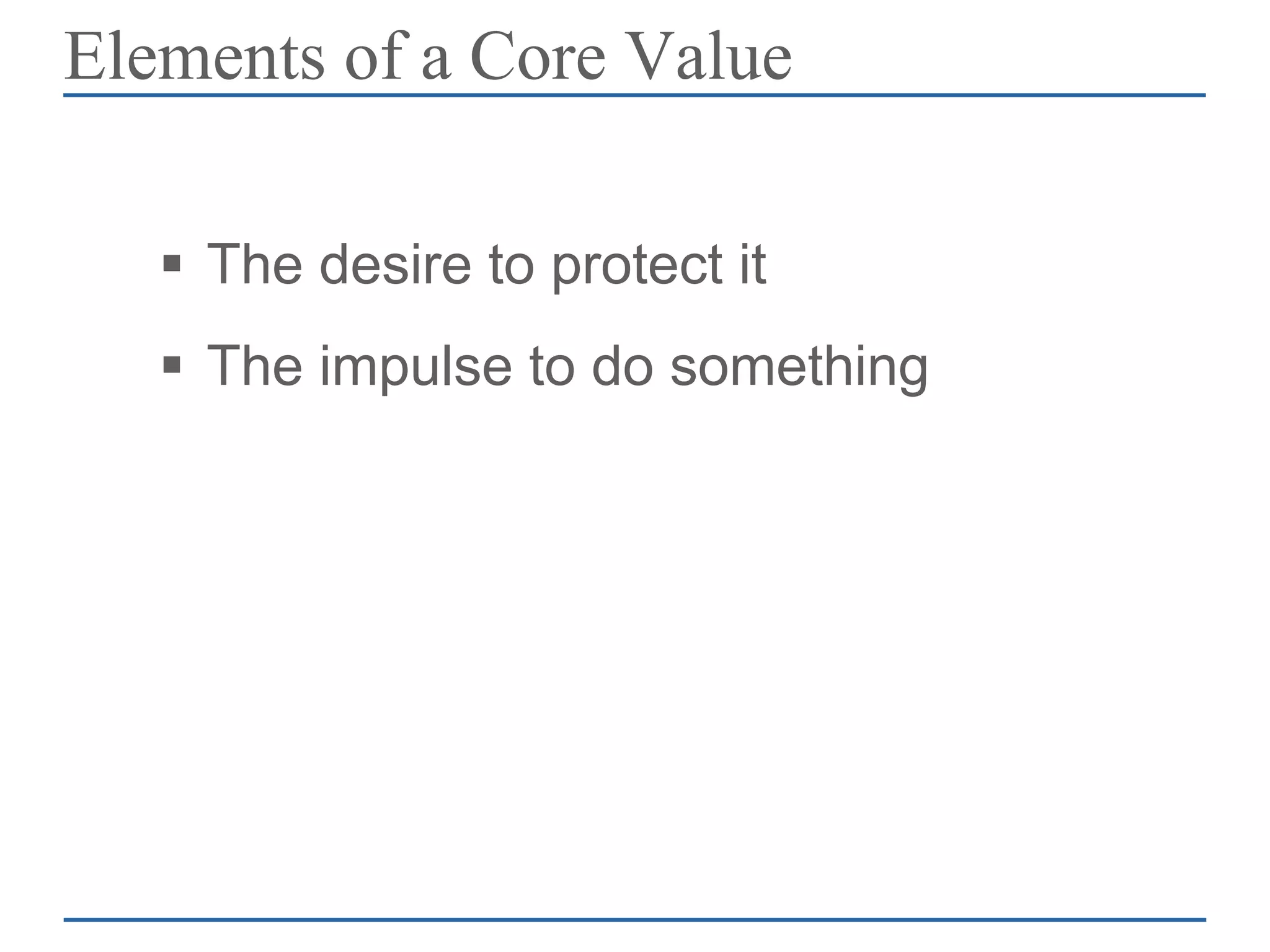 How to Instill Higher Values