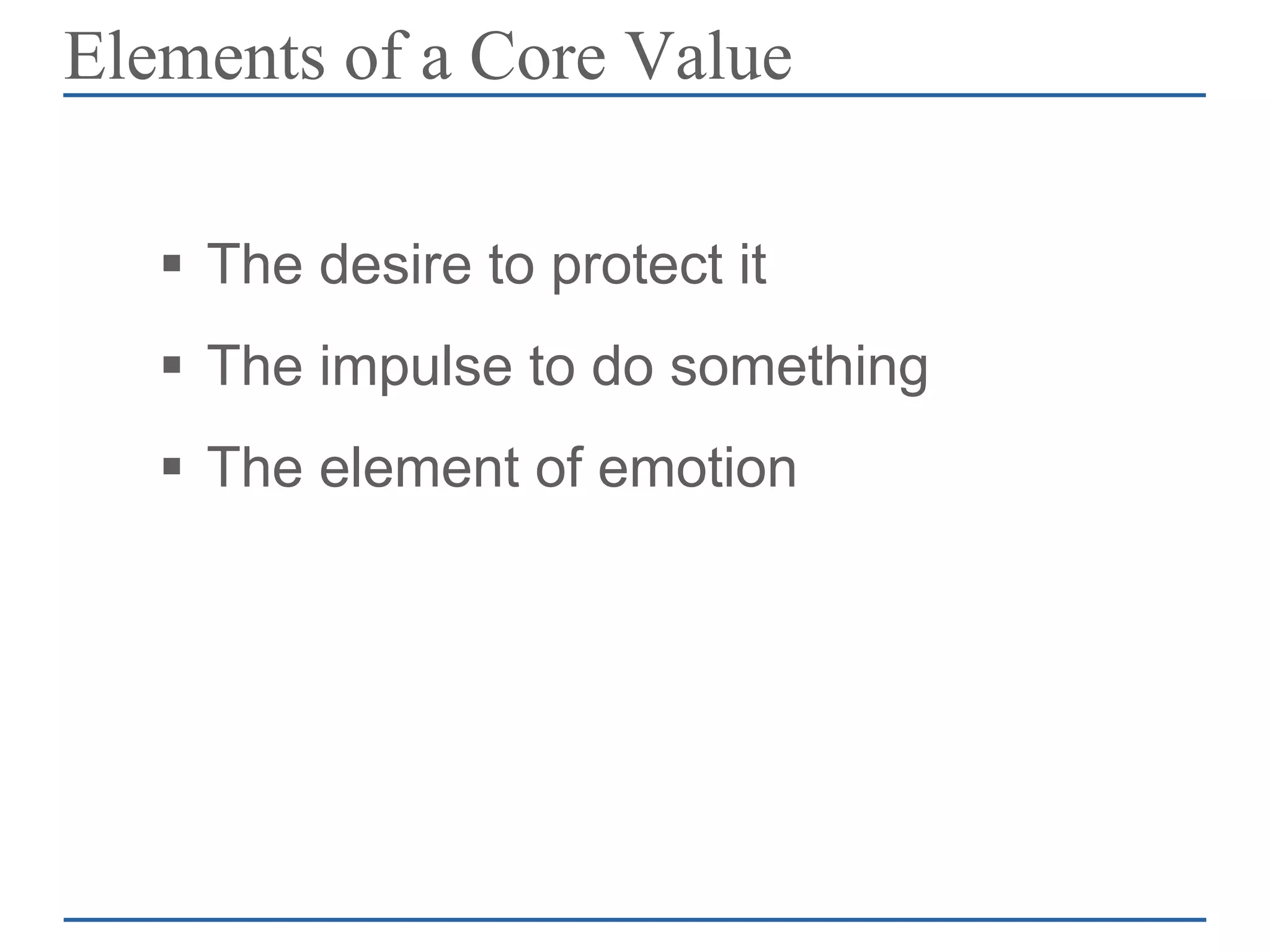 How to Instill Higher Values
