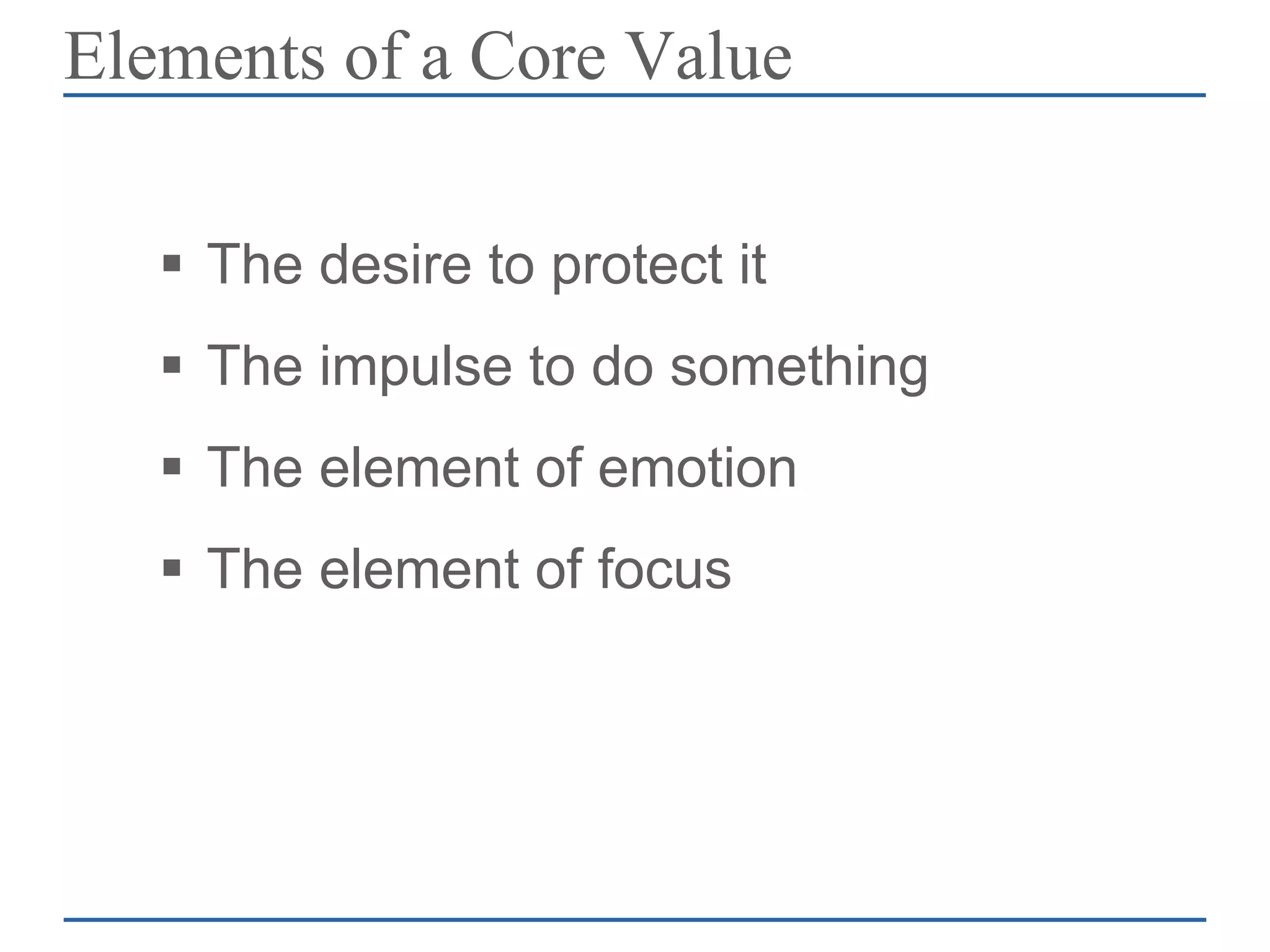 How to Instill Higher Values