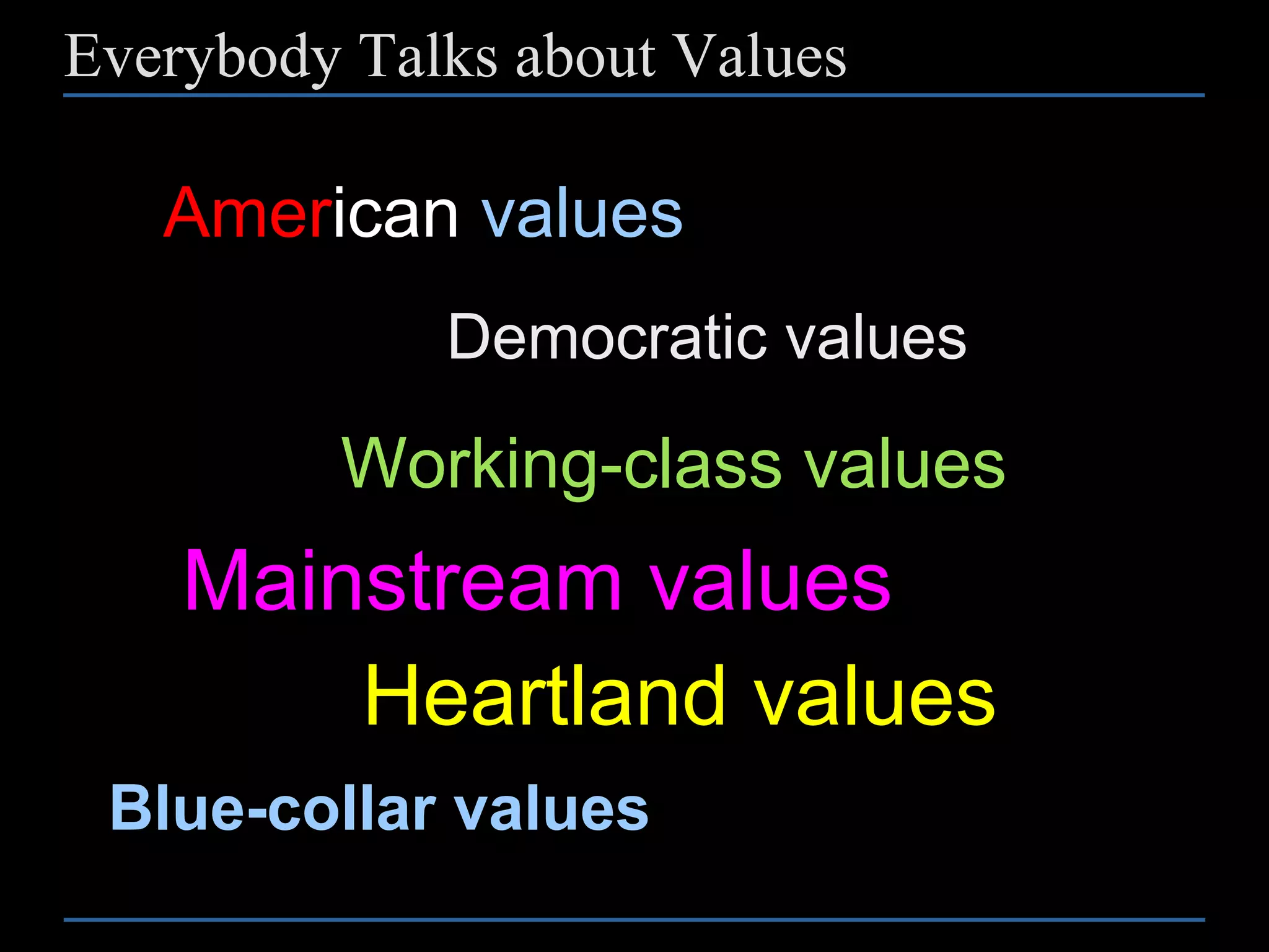 How to Instill Higher Values