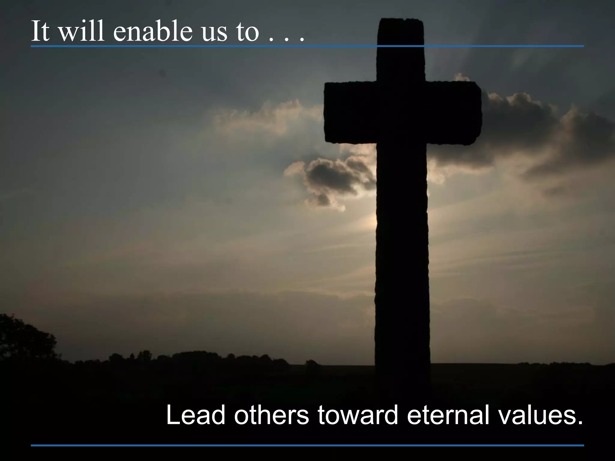 How to Instill Higher Values